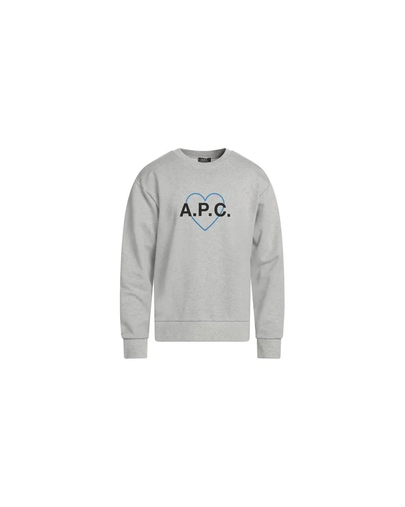 A.P.C. TOPS - Sweatshirtsauf YOOX.COM Hellgrau