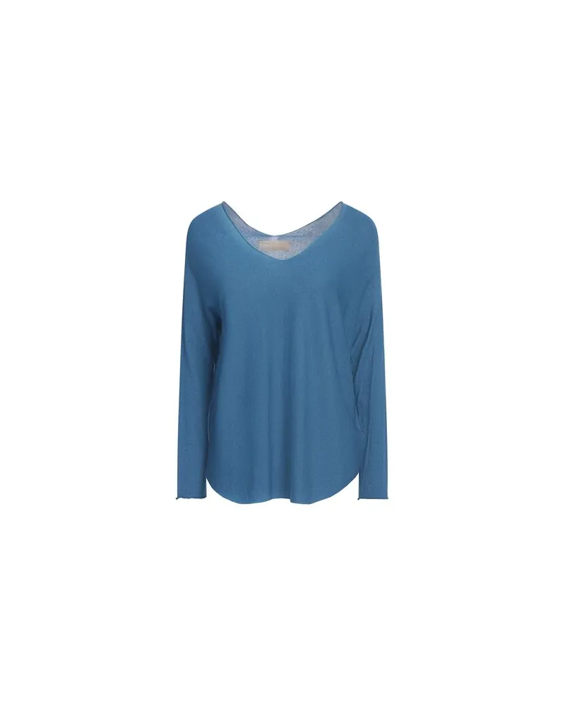 120% Lino STRICKWAREN - Pulloverauf YOOX.COM Blau