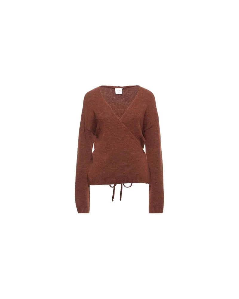ALYSI STRICKWAREN - Strickjackenauf YOOX.COM Braun