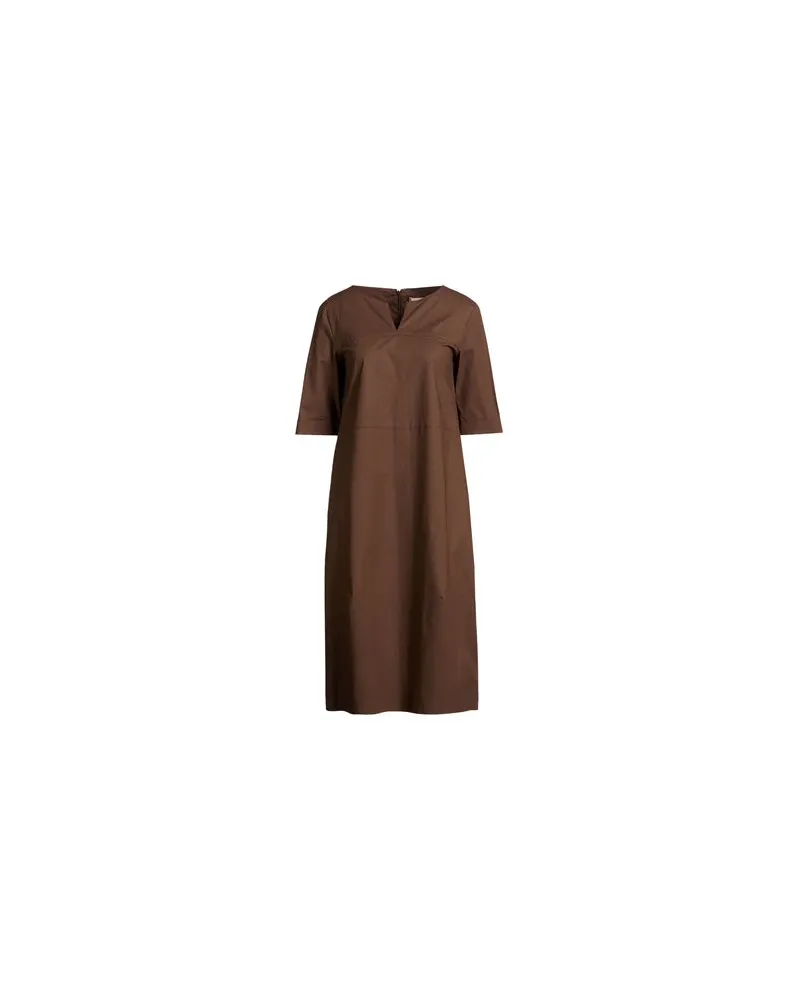 Antonelli Firenze KLEIDER - Midi-Kleiderauf YOOX.COM Dunkelbraun