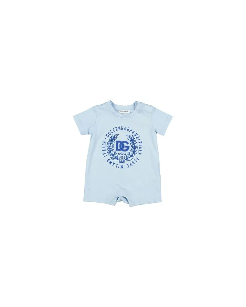 Dolce & Gabbana NEUGEBORENE - Babystrampler & -Latzhoseauf YOOX.COM Himmelblau