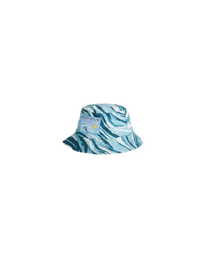 Kitsuné X VILEBREQUIN - ACCESSOIRES - Mützen & Hüteauf YOOX.COM Hellblau