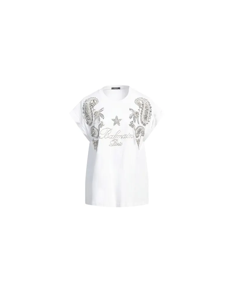 Balmain TOPS - T-shirtsauf YOOX.COM Weiß