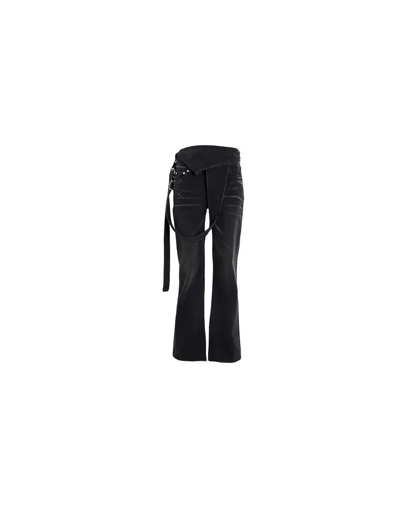 Y/PROJECT HOSEN & RÖCKE - Jeanshosenauf YOOX.COM Schwarz