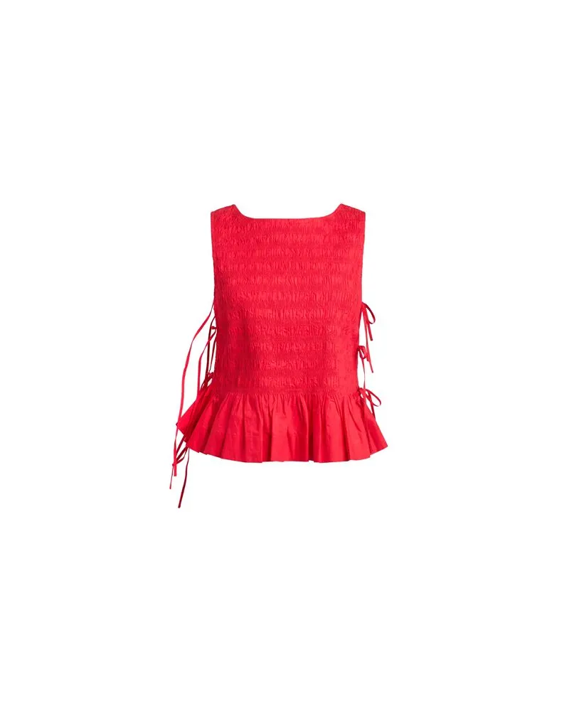 Ganni TOPS - Topsauf YOOX.COM Rot