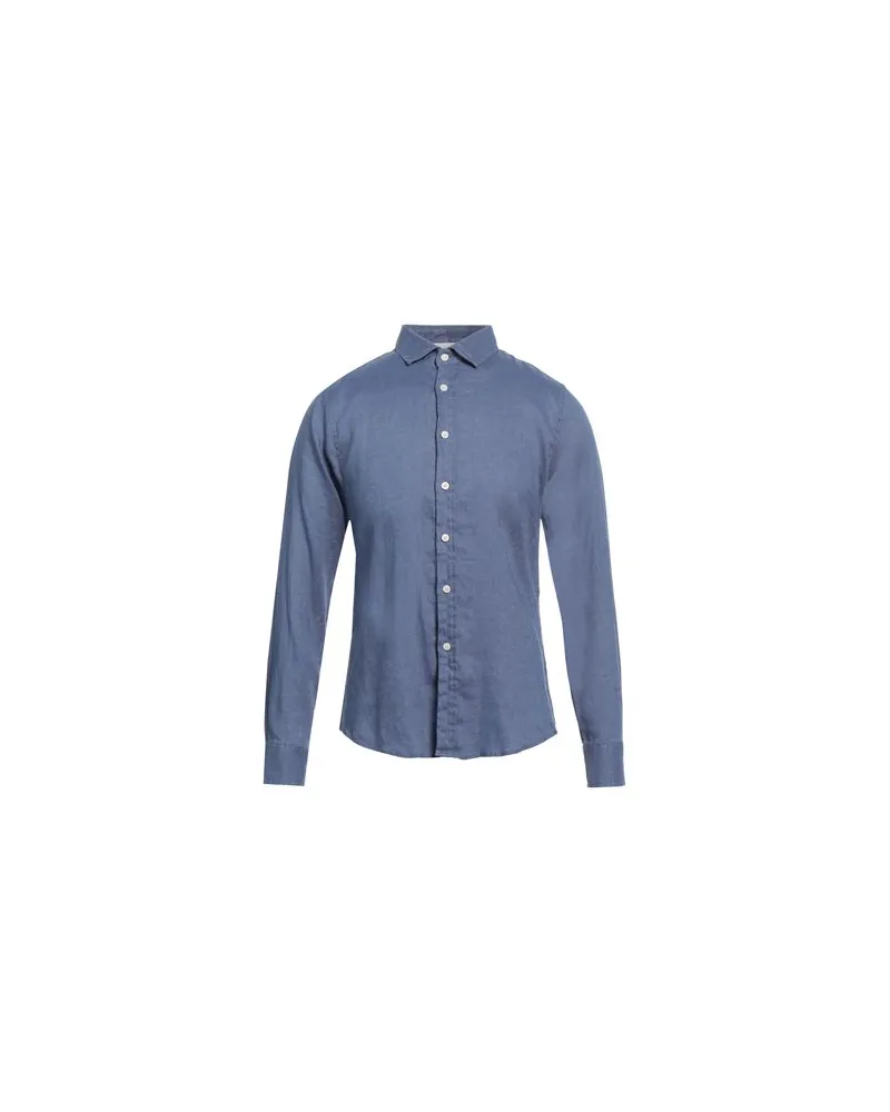 AT.P.CO TOPS - Hemdenauf YOOX.COM Blaugrau