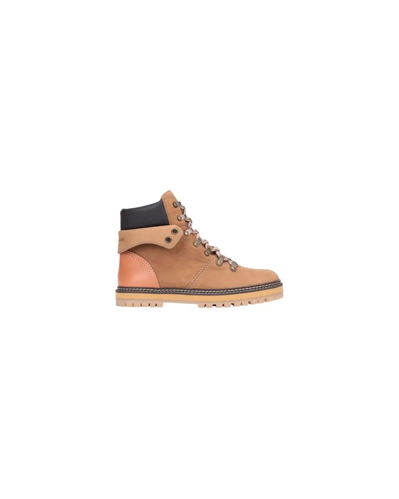 See by Chloé SCHUHE - Stiefelettenauf YOOX.COM Kamel