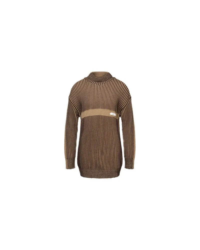 GCDS STRICKWAREN - Rollkragenpulloverauf YOOX.COM Dunkelbraun