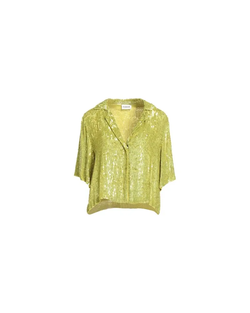 P.A.R.O.S.H. TOPS - Hemdenauf YOOX.COM Limettengrün