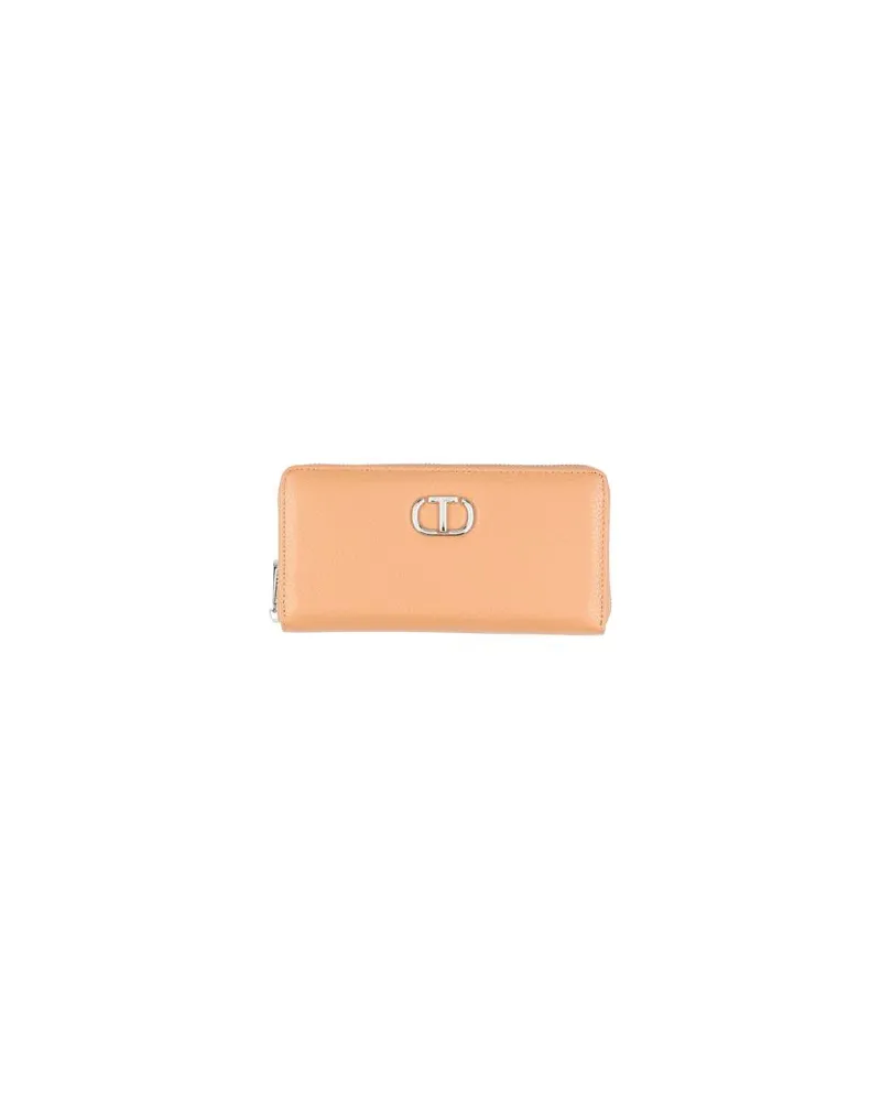 Twin-Set Kleinlederwaren - Brieftaschenauf YOOX.COM Sand