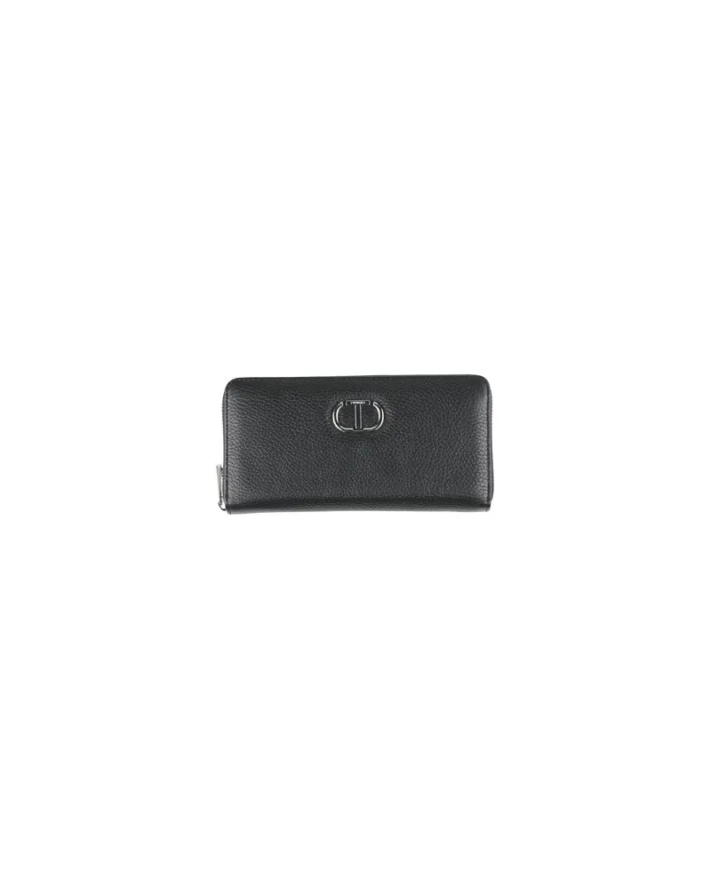 Twin-Set Kleinlederwaren - Brieftaschenauf YOOX.COM Schwarz