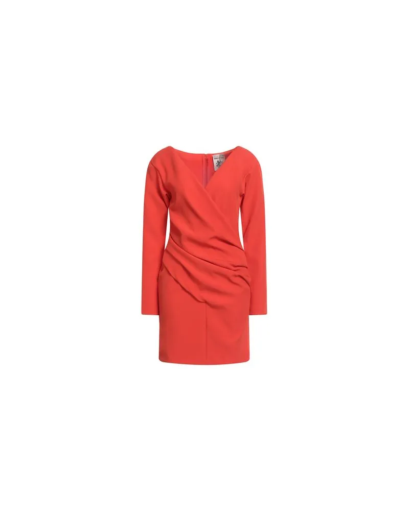 Semicouture KLEIDER - Mini-Kleiderauf YOOX.COM Rot