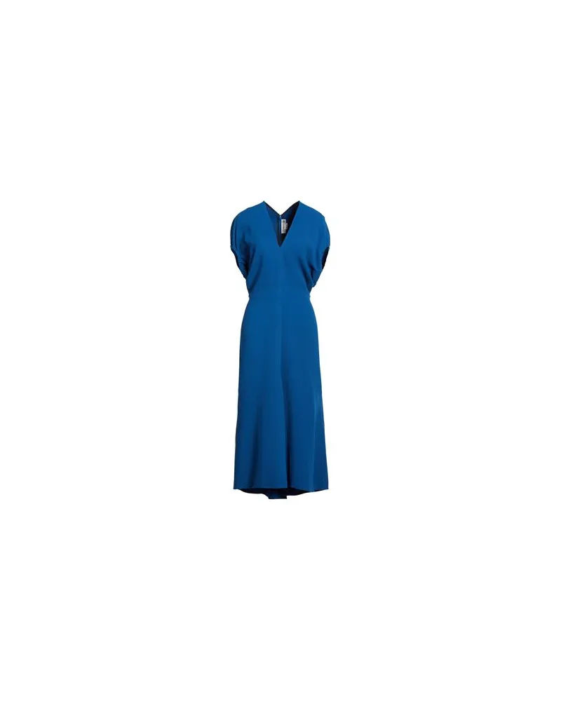 Victoria Beckham KLEIDER - Midi-Kleiderauf YOOX.COM Blau
