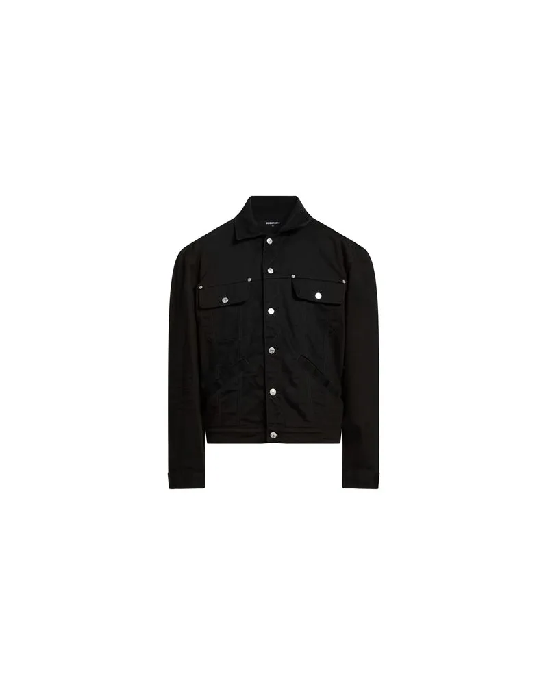 Dsquared2 ICON  - JACKEN & MÄNTEL - Jeansjacken/Mäntelauf YOOX.COM Schwarz