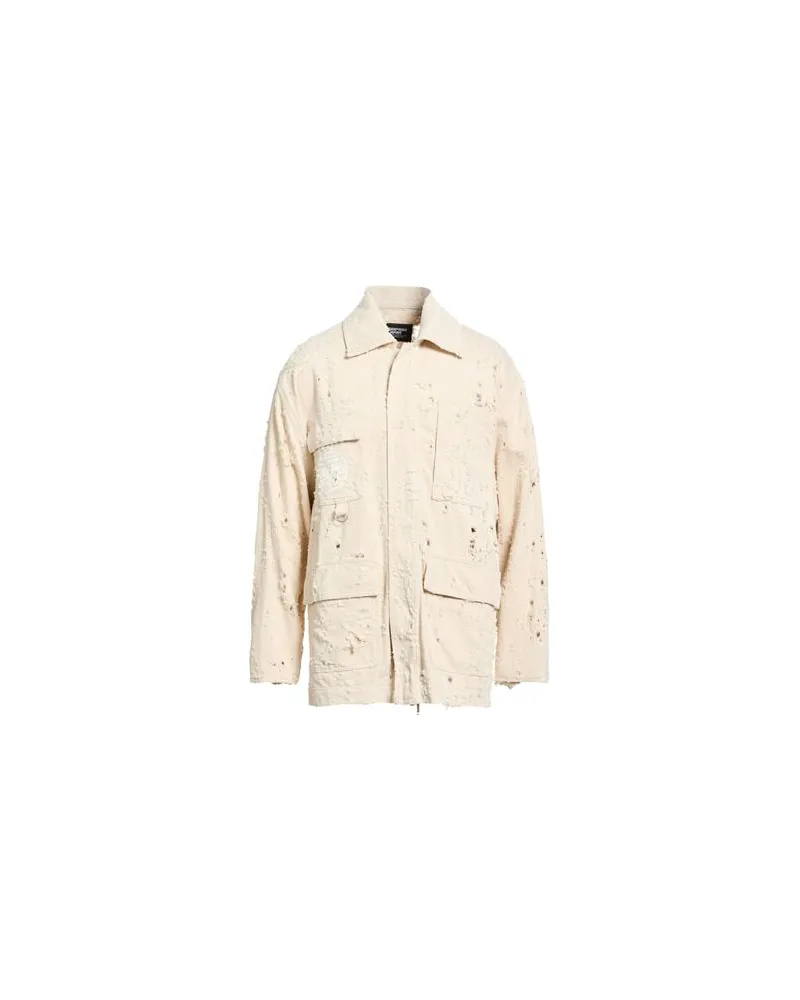 ENTERPRISE JAPAN JACKEN & MÄNTEL - Jeansjacken/Mäntelauf YOOX.COM Elfenbein