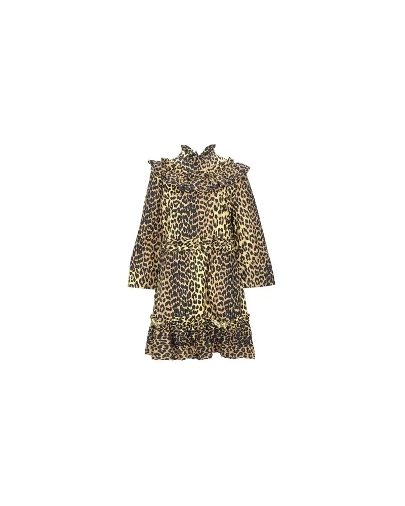 Ganni KLEIDER - Mini-Kleiderauf YOOX.COM Gelb