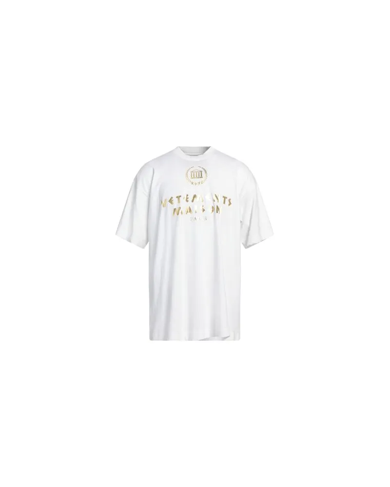 VETEMENTS TOPS - T-shirtsauf YOOX.COM Weiß