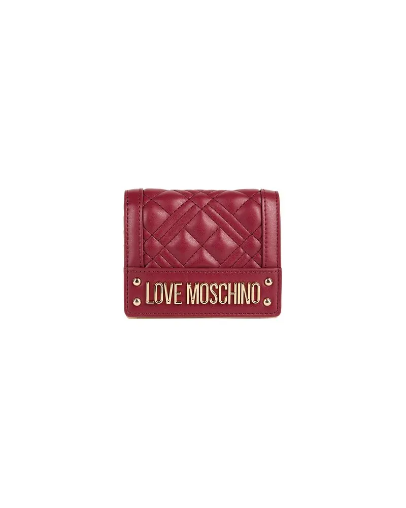 Moschino Kleinlederwaren - Brieftaschenauf YOOX.COM Purpur