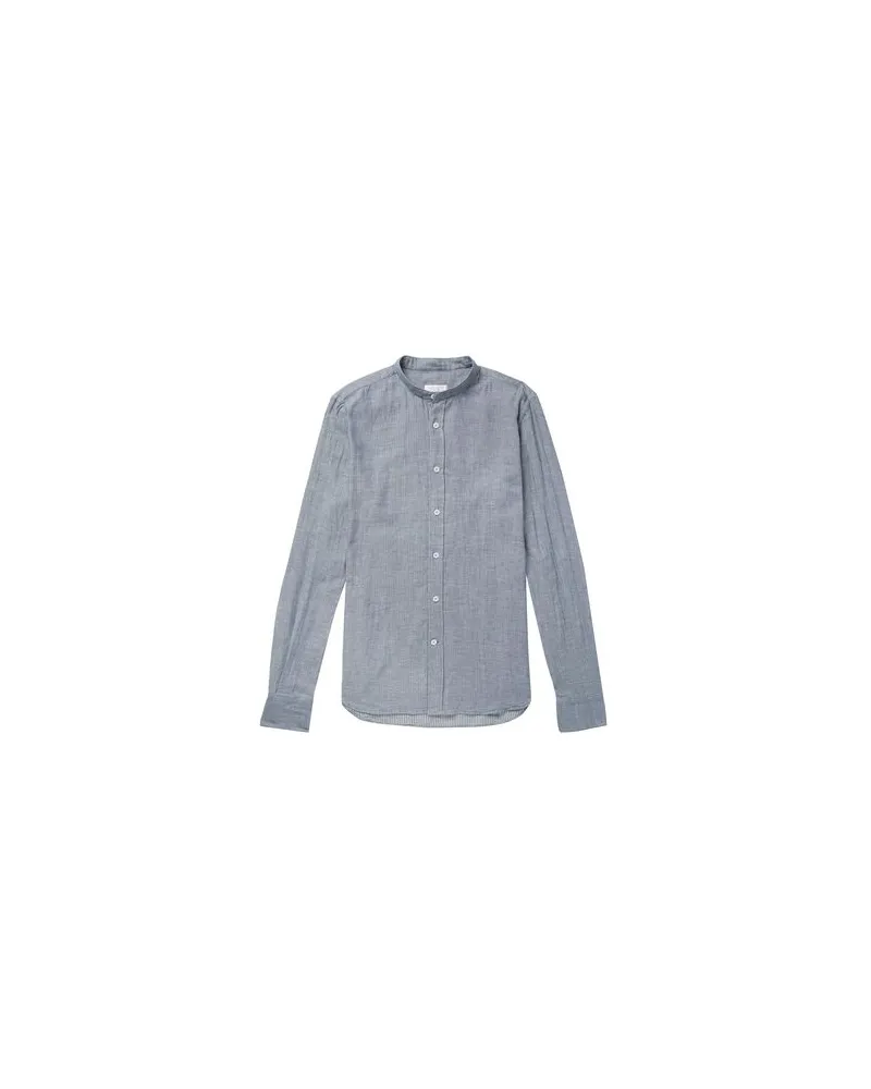 Glanshirt TOPS - Hemdenauf YOOX.COM Nachtblau
