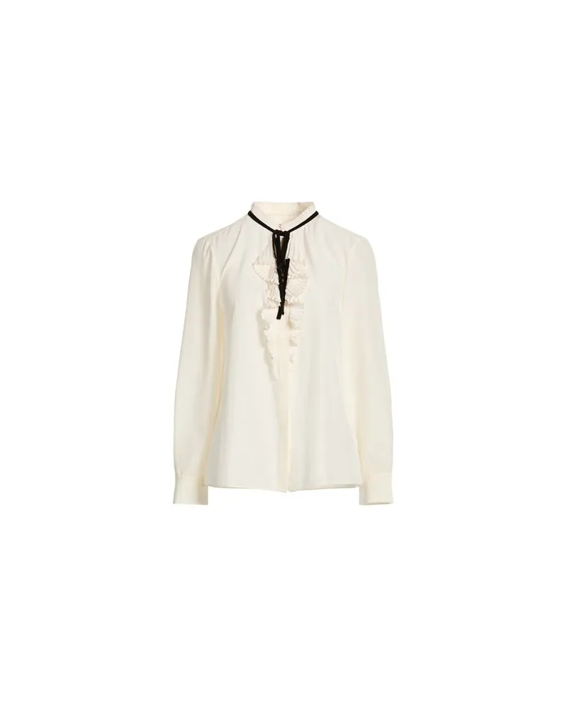 Frame Denim VELVET TIE RUFFLE BLOUSE - TOPS - Hemdenauf YOOX.COM Off