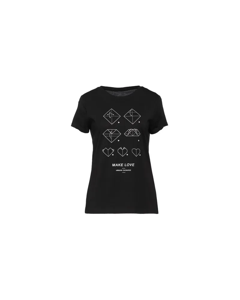 Armani Exchange TOPS - T-shirtsauf YOOX.COM Schwarz