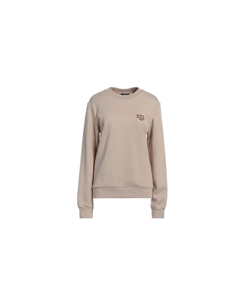 A.P.C. TOPS - Sweatshirtsauf YOOX.COM Beige