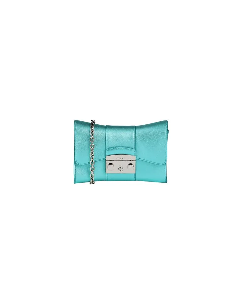 Furla METROPOLIS MINI CROSSBODY REMI  - TASCHEN - Umhängetascheauf YOOX.COM Tūrkis