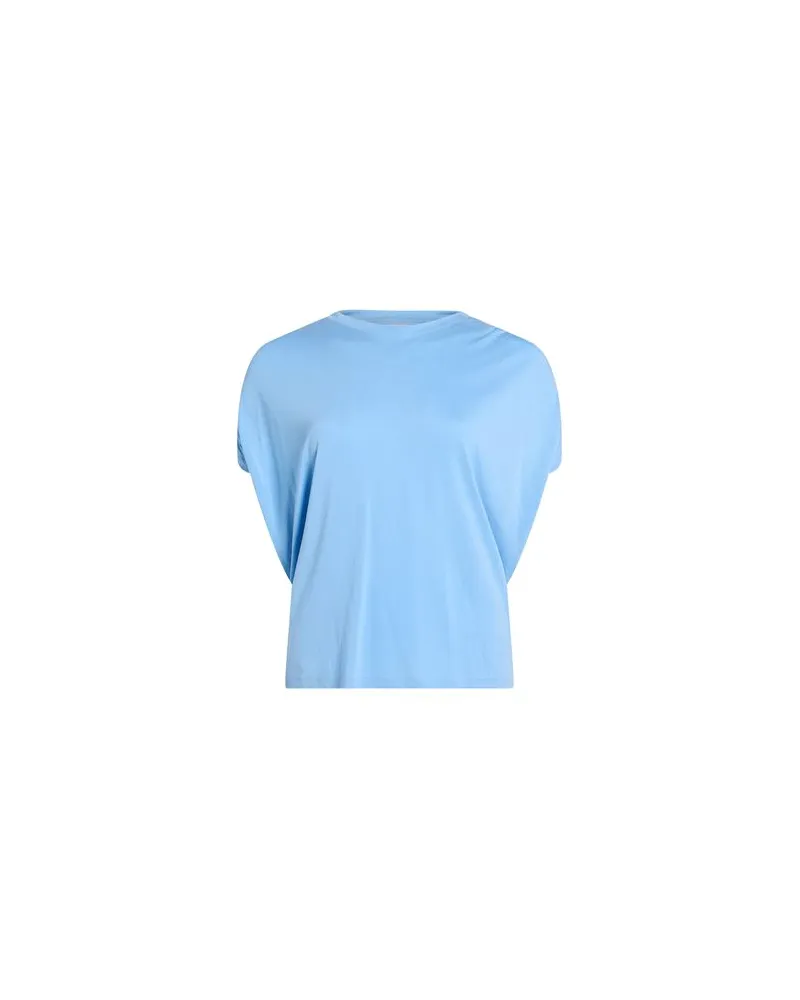 ICHI TOPS - T-shirtsauf YOOX.COM Azurblau