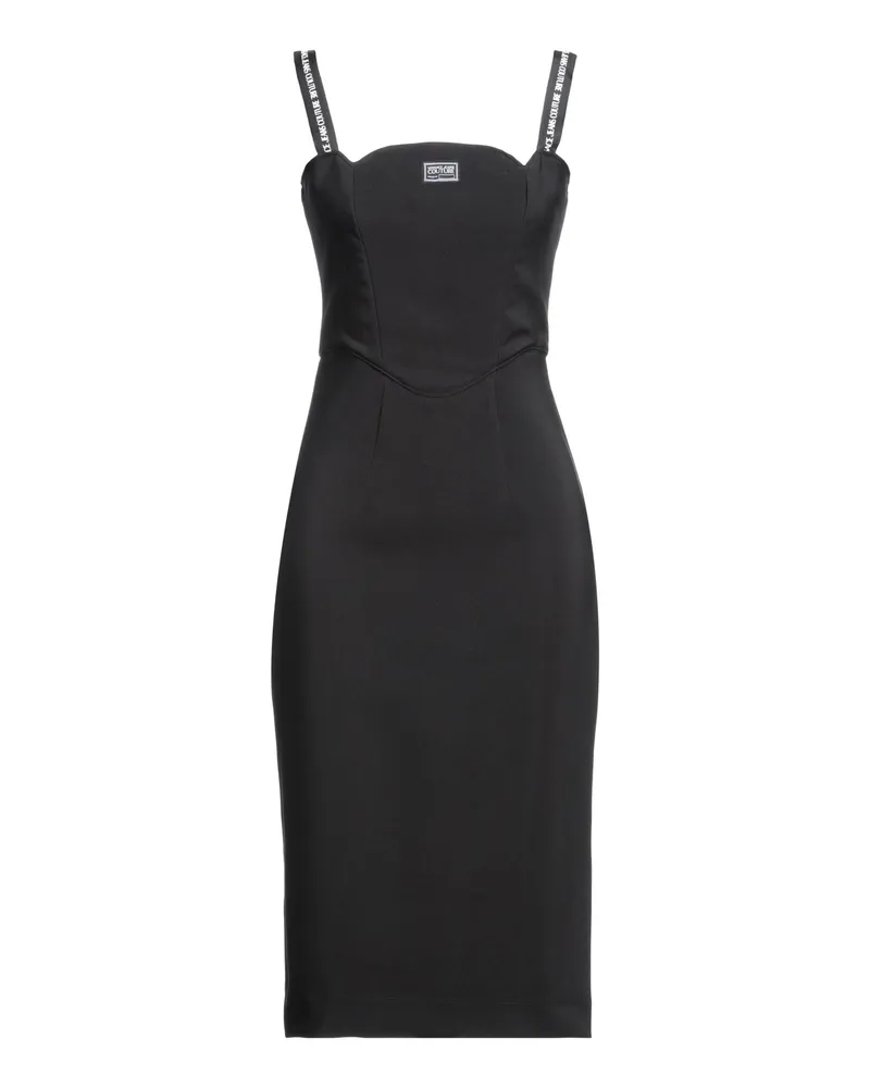 Versace Jeans Midi-Kleid Schwarz