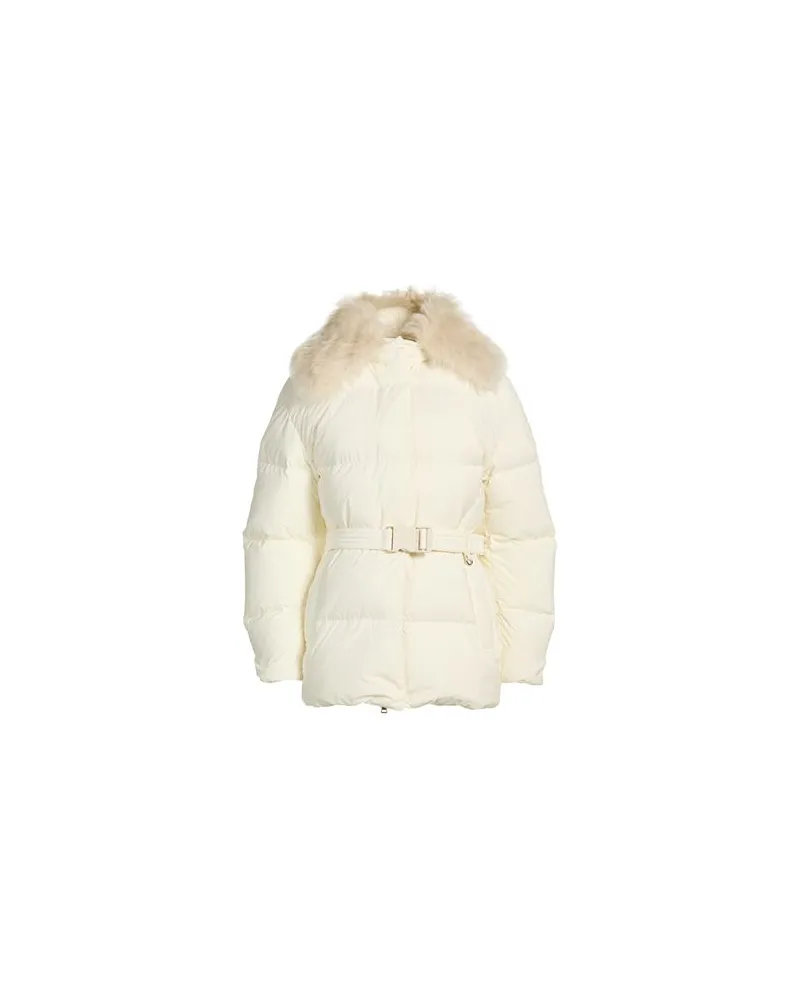 Moncler JACKEN & MÄNTEL - Pufferjacken & Daunenjackenauf YOOX.COM Cremeweiß