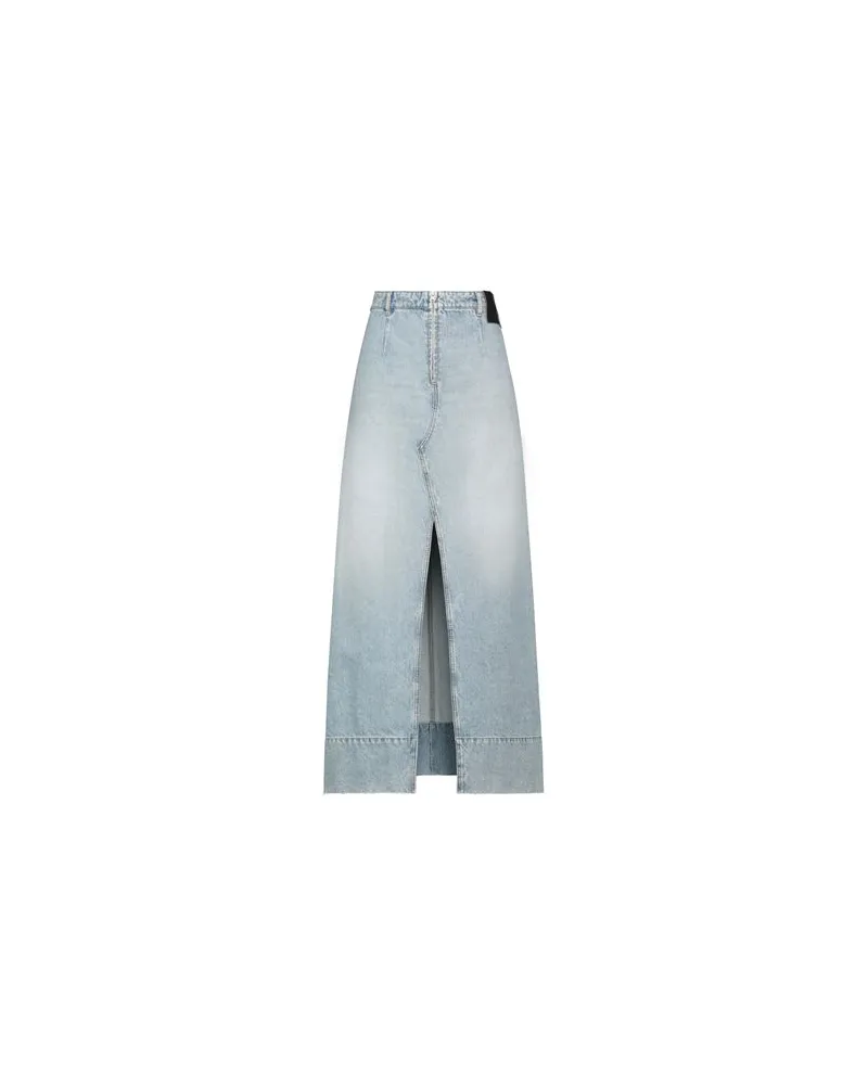 SPORTMAX HOSEN & RÖCKE - Jeansröckeauf YOOX.COM Blau