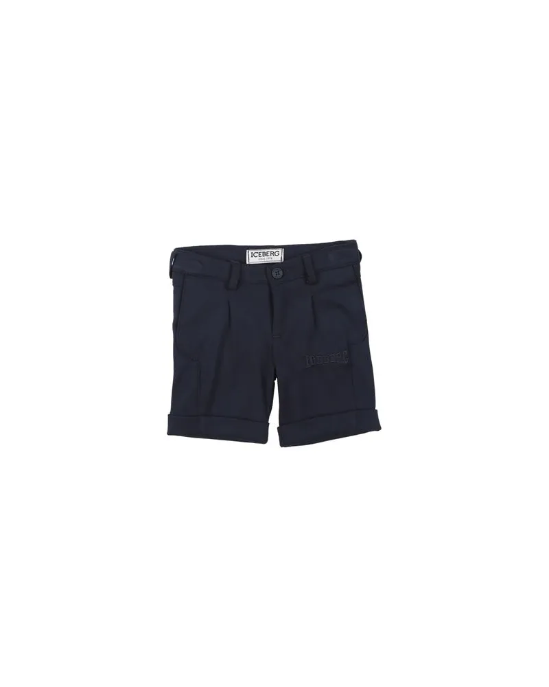 Iceberg HOSEN & RÖCKE - Shorts & Bermudashortsauf YOOX.COM Marineblau