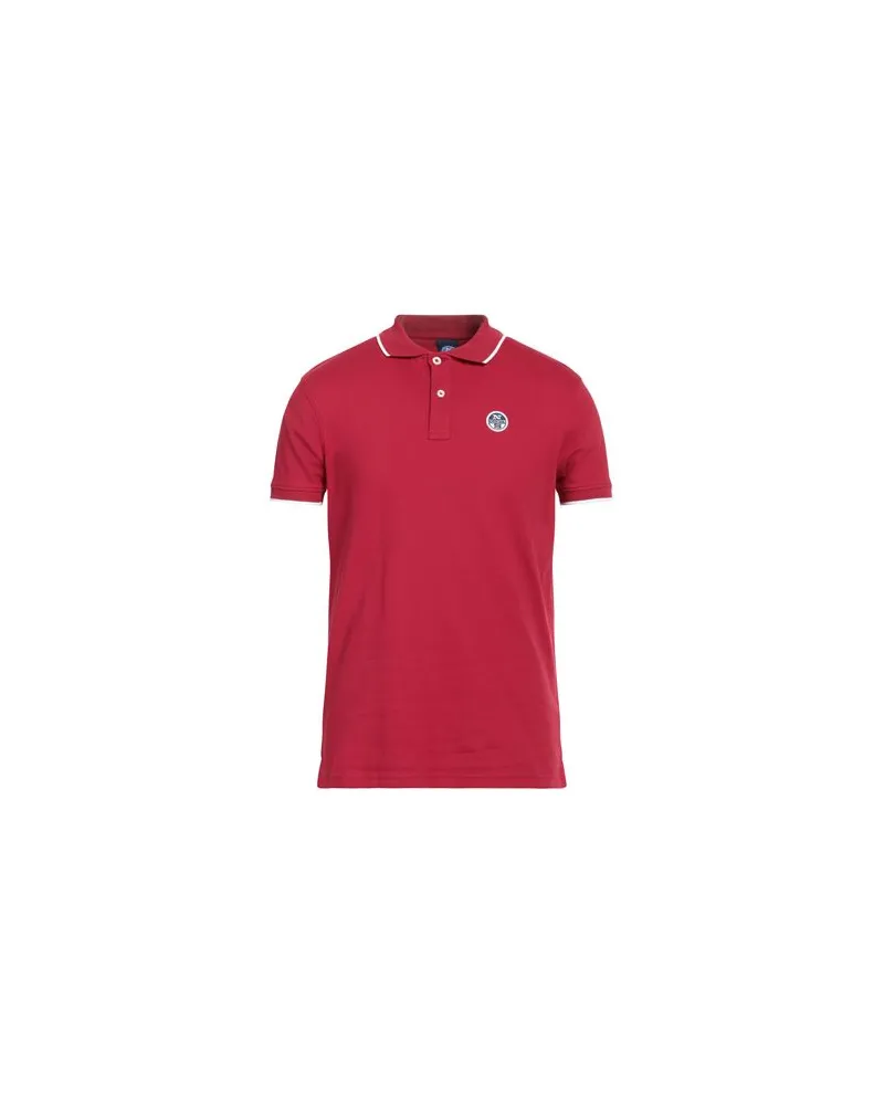 North Sails TOPS - Poloshirtsauf YOOX.COM Rot