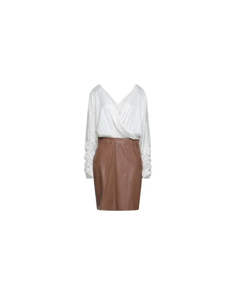 Kaos KLEIDER - Mini-Kleiderauf YOOX.COM Weiß