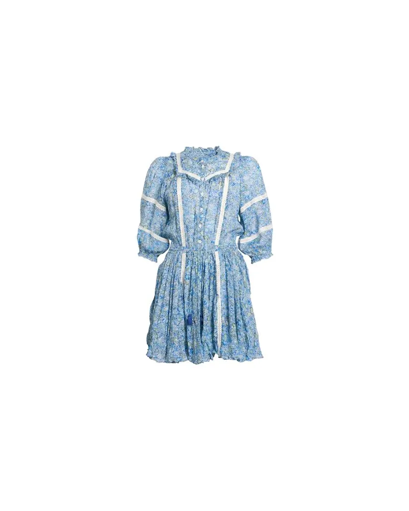 Poupette St Barth KLEIDER - Mini-Kleiderauf YOOX.COM Azurblau