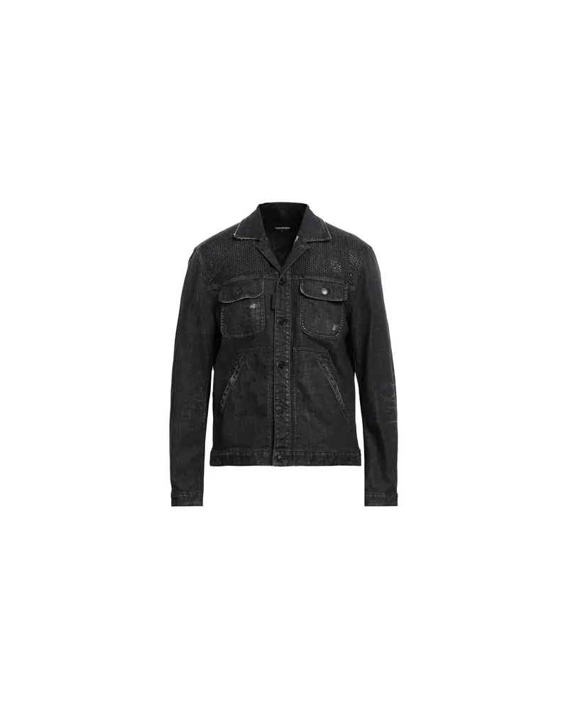Dsquared2 JACKEN & MÄNTEL - Jeansjacken/Mäntelauf YOOX.COM Schwarz