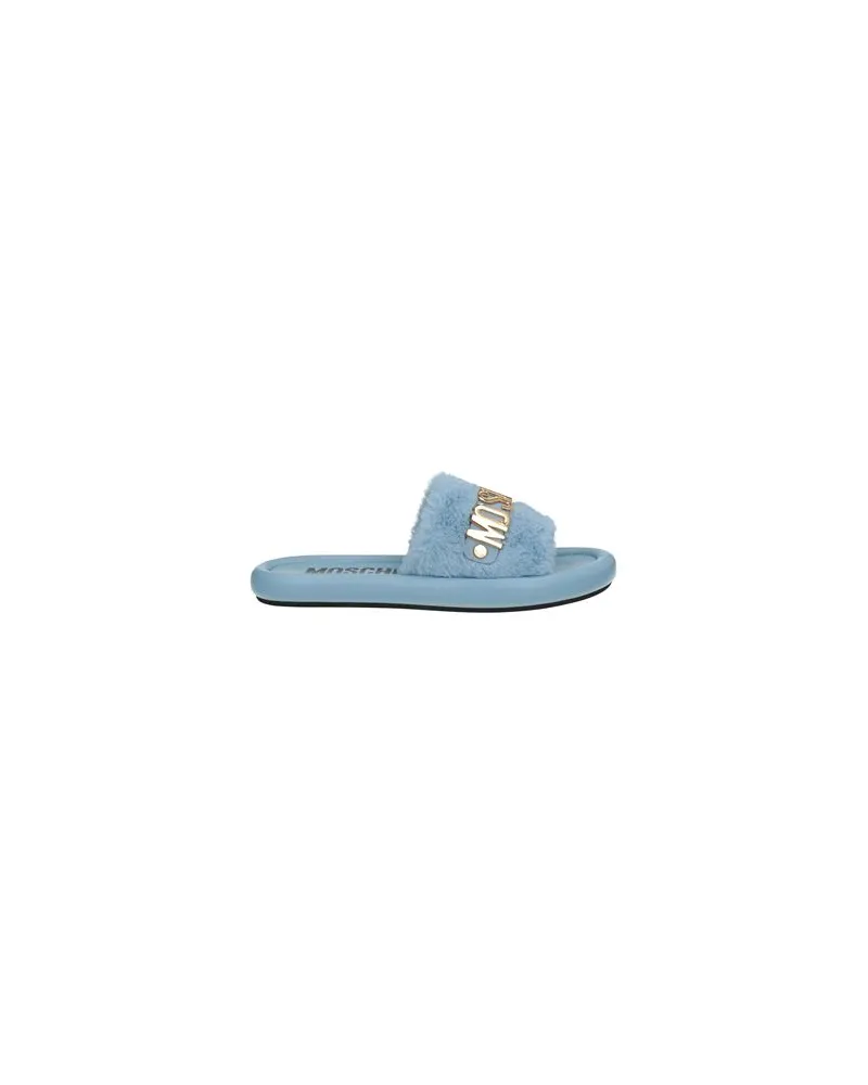 Moschino SCHUHE - Sandalenauf YOOX.COM Himmelblau