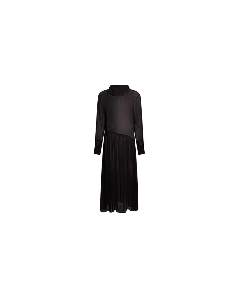 Officine Generale KLEIDER - Maxi-Kleiderauf YOOX.COM Schwarz