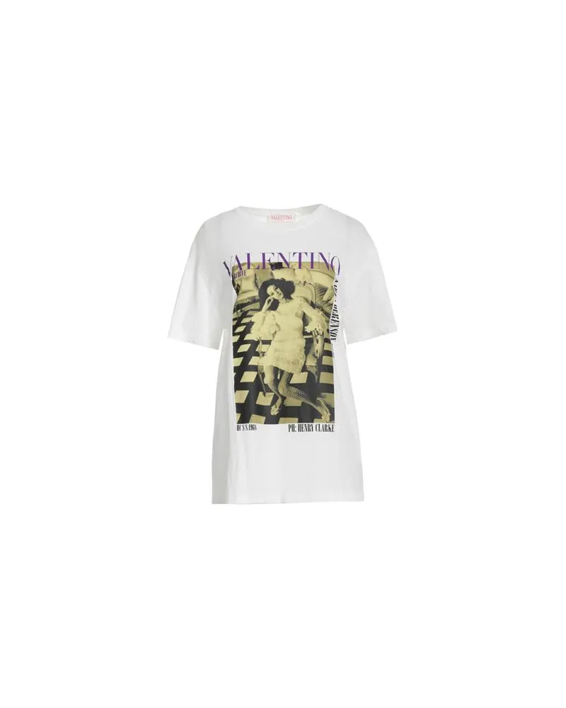 Valentino Garavani TOPS - T-shirtsauf YOOX.COM Weiß