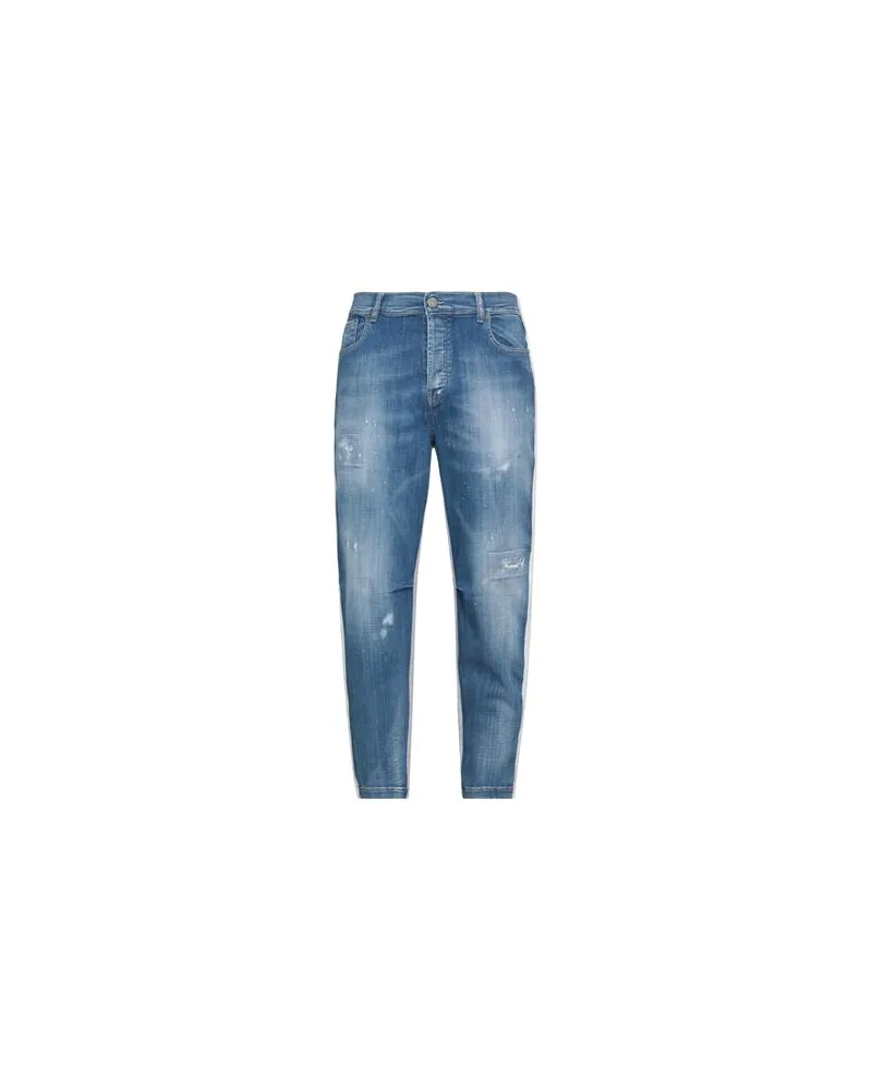 PMDS PREMIUM MOOD DENIM SUPERIOR HOSEN & RÖCKE - Jeanshosenauf YOOX.COM Blau