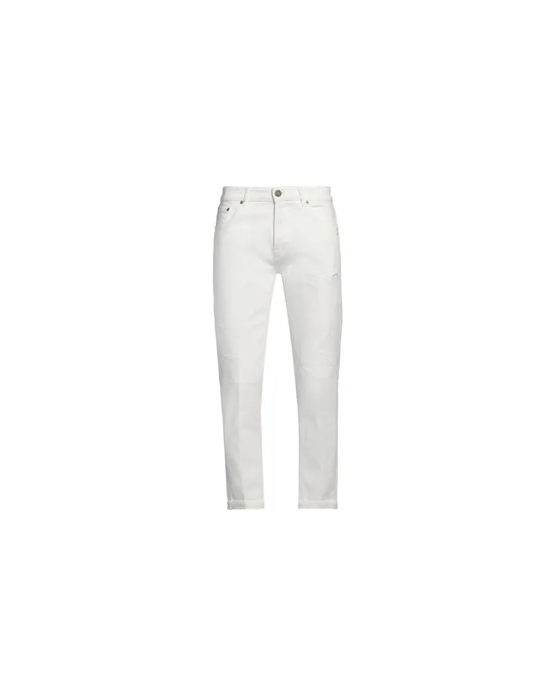 PT TORINO HOSEN & RÖCKE - Jeanshosenauf YOOX.COM Weiß