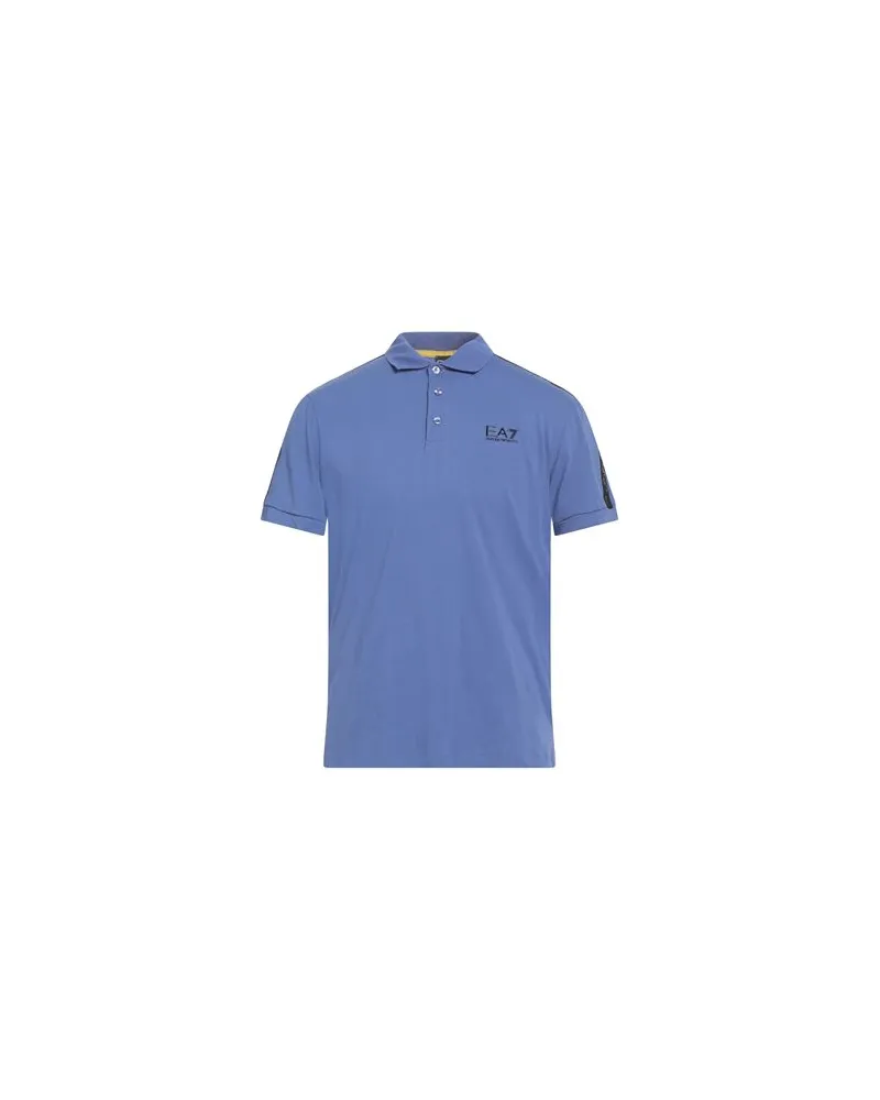 EA7 TOPS - Poloshirtsauf YOOX.COM Azurblau