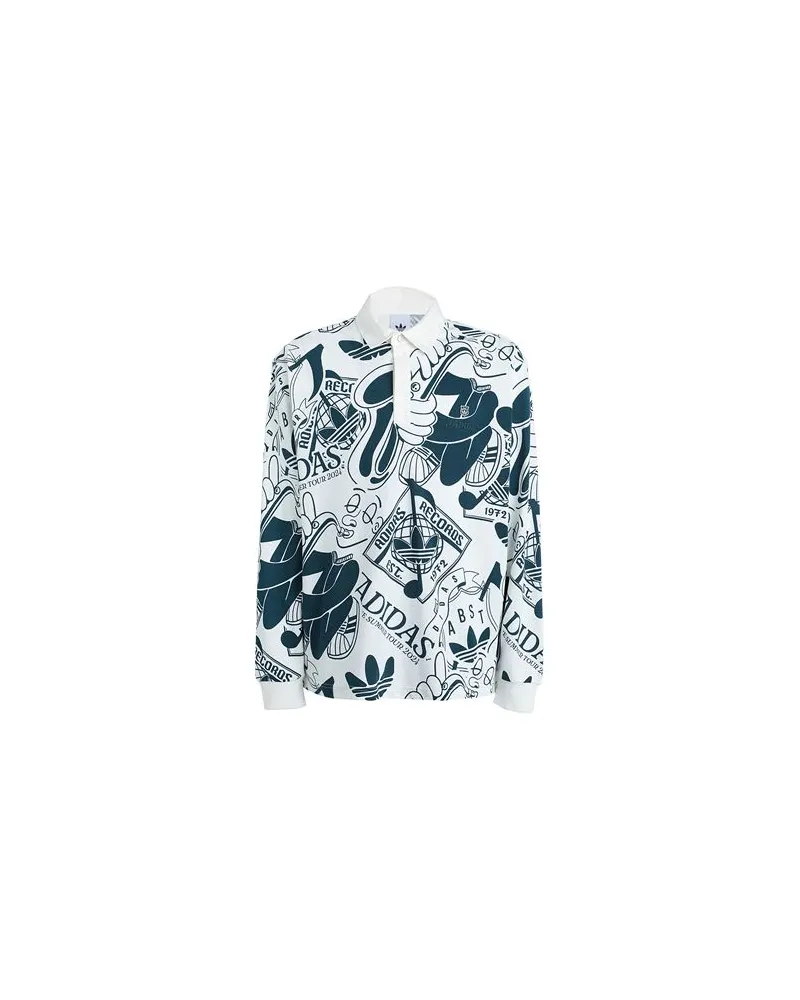 adidas LEISURE POLO  - TOPS - Poloshirtsauf YOOX.COM Elfenbein