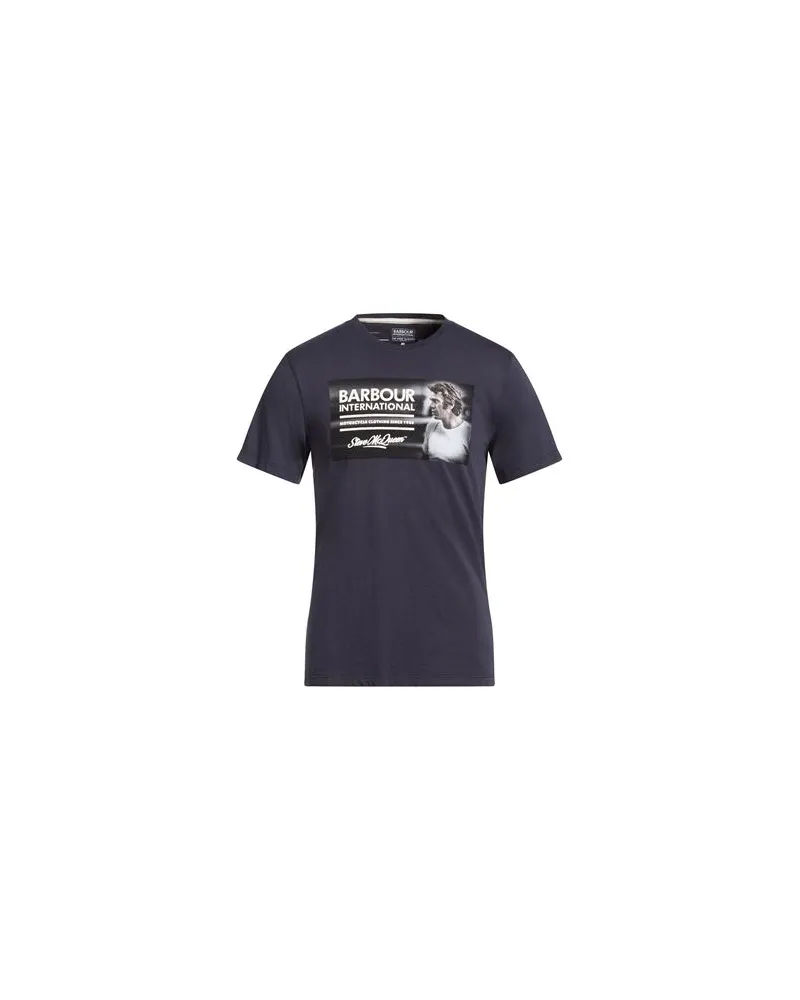 Barbour THE STEVE MCQUEEN COLLECTION - TOPS - T-shirtsauf YOOX.COM Marineblau