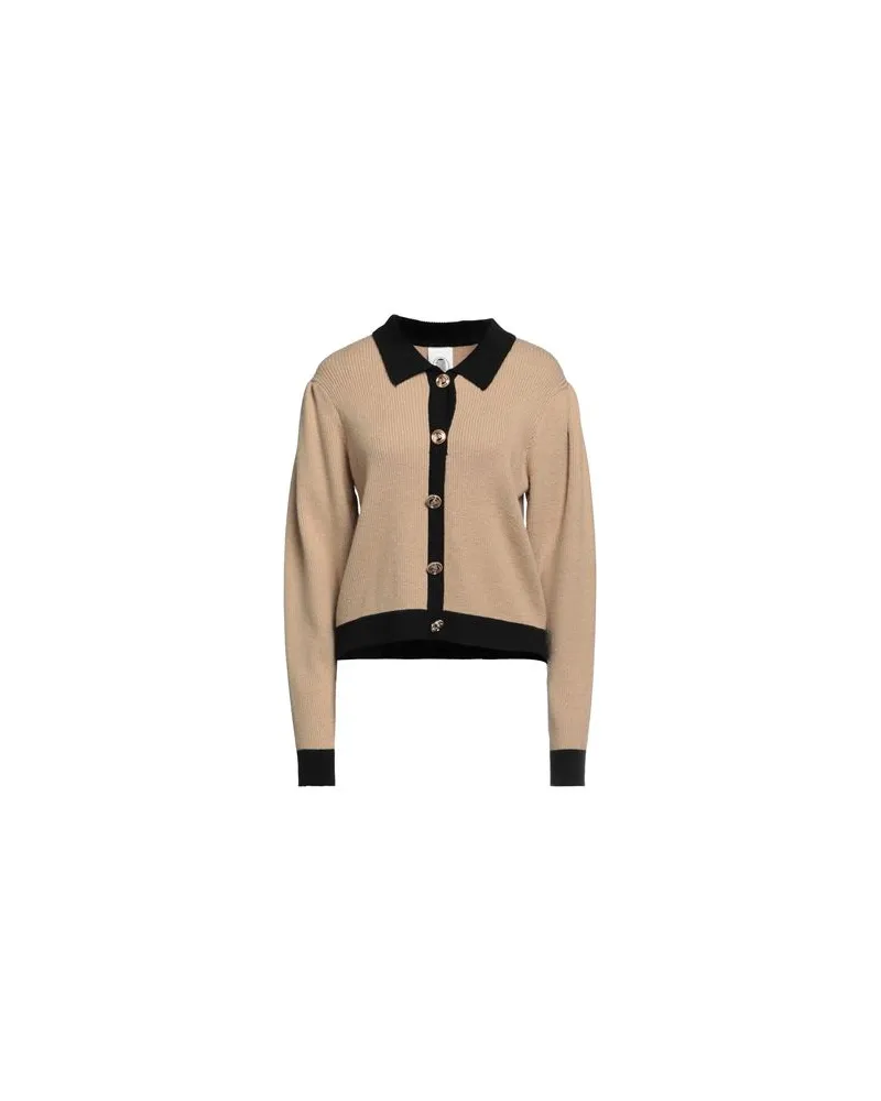 Le Volière STRICKWAREN - Strickjackenauf YOOX.COM Sand