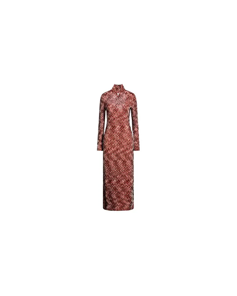 Missoni KLEIDER - Maxi-Kleiderauf YOOX.COM Rostrot