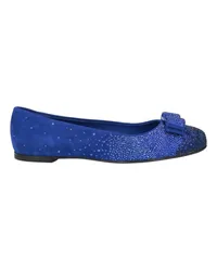 Ferragamo Ballerina Blau