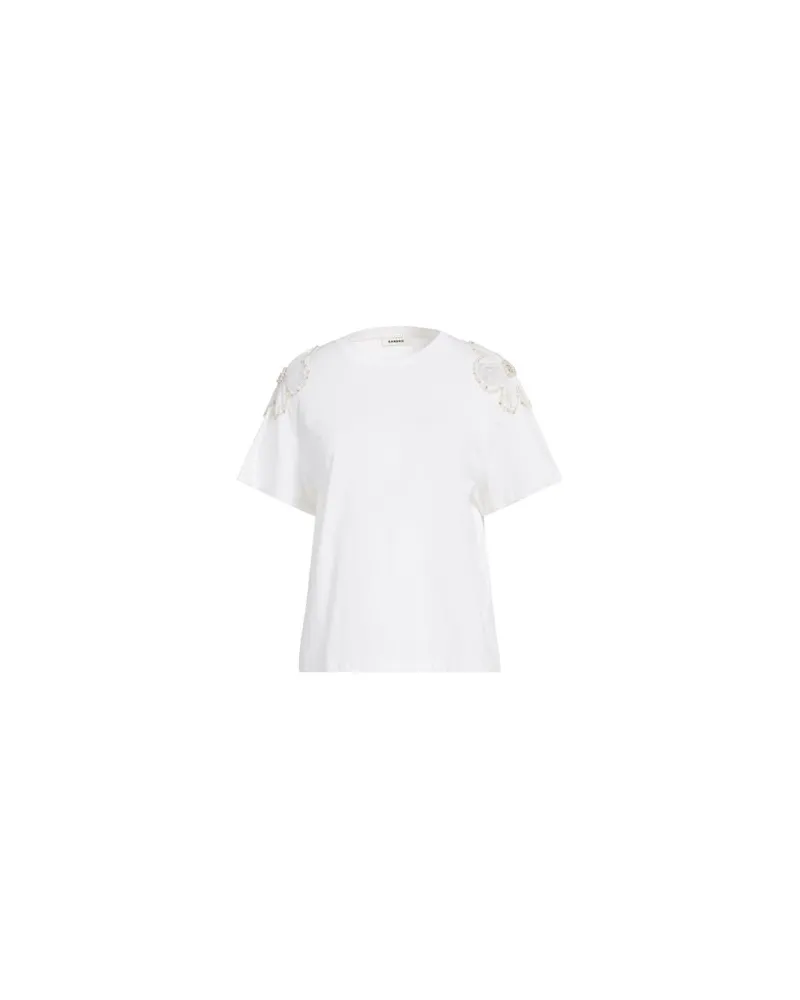Sandro TOPS - T-shirtsauf YOOX.COM Weiß