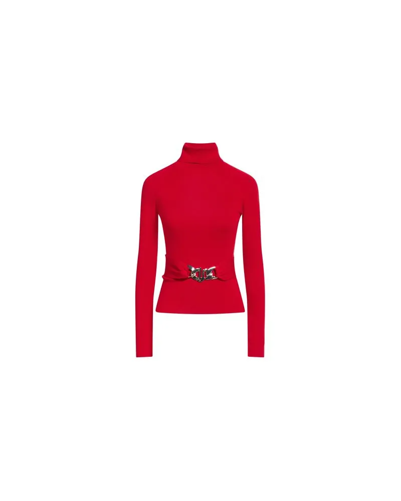 Liu Jo BETTER - STRICKWAREN - Rollkragenpulloverauf YOOX.COM Rot