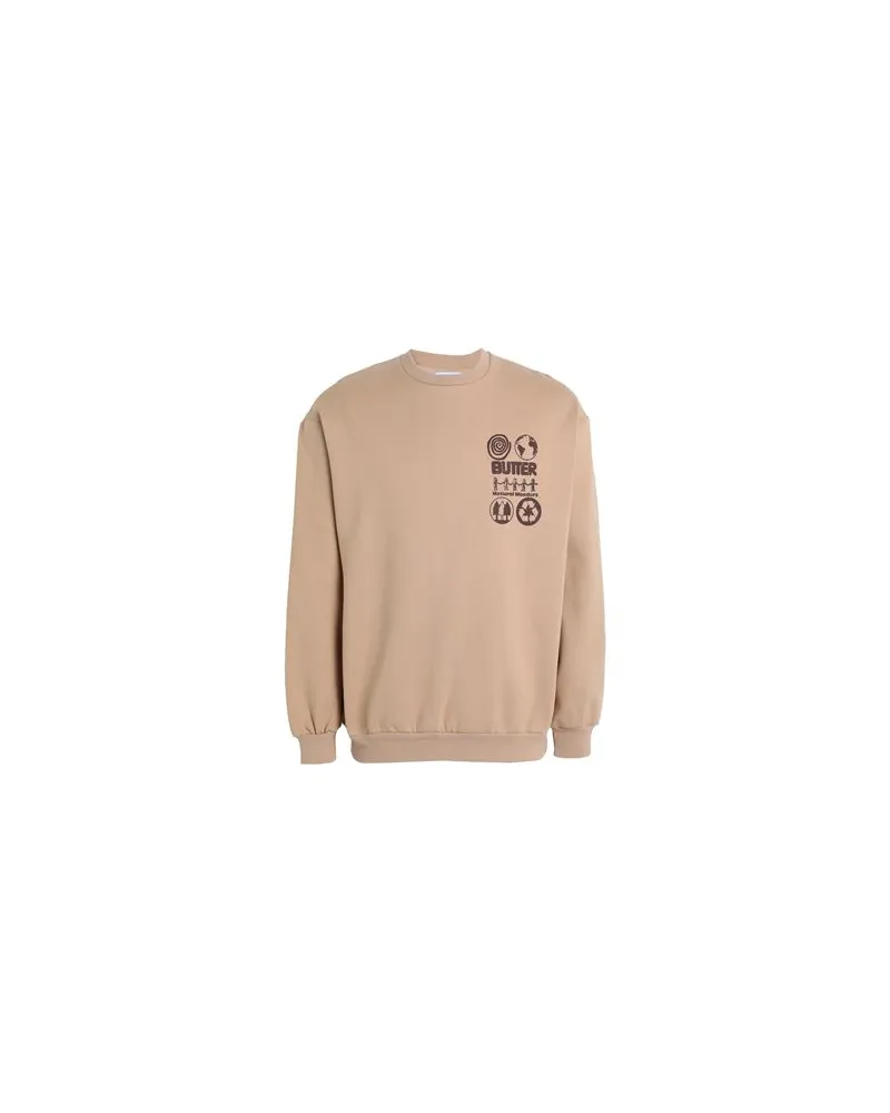 Butter Goods Natural Wonders Crewneck  - TOPS - Sweatshirtsauf YOOX.COM Sand